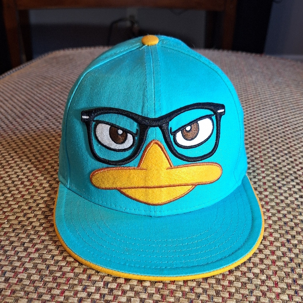 Disney Perry The Platypus Teal Baseball Cap Hat Bundle 2 For $10